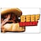 Signmission Beef Brisket Banner Concession Stand Food Truck Single Sided B-Beef Brisket19 - alternate 1